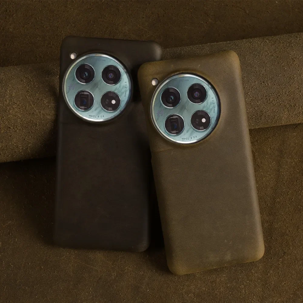 

Vintage Crazy Horse Genuine Leather Case For Oneplus 12 Cover For oneplus11 10Pro 11R 10R 8Pro 10TPro Phone Cases Back Coque