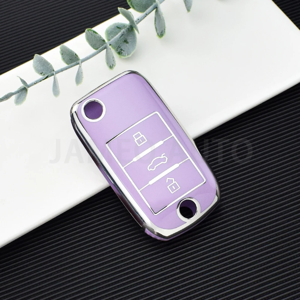 For MG MG3 MG5 MG6 MG7 MG ZS GT GS for Roewe RX5 350 360 750 TPU Car Flip Key Case Cover Shell Fob Keychain Accessories