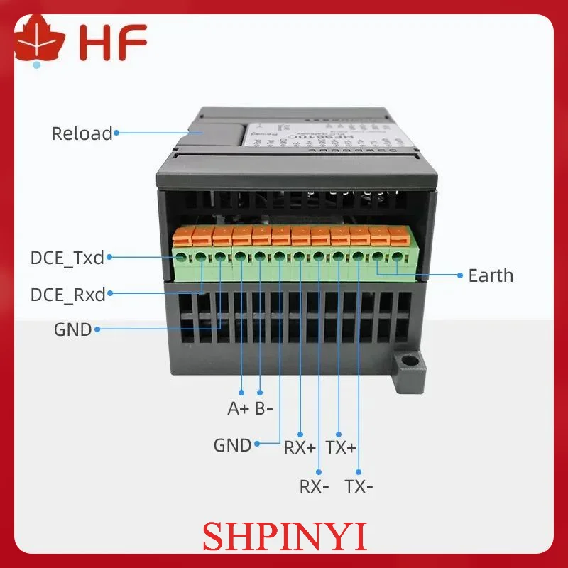 Real HF9610C PLC جهاز التحكم عن بعد تحميل المراقبة المنفذ التسلسلي يدعم ميتسوبيشي وسيمنز، شنايدر، باناسونيك، شينجي...