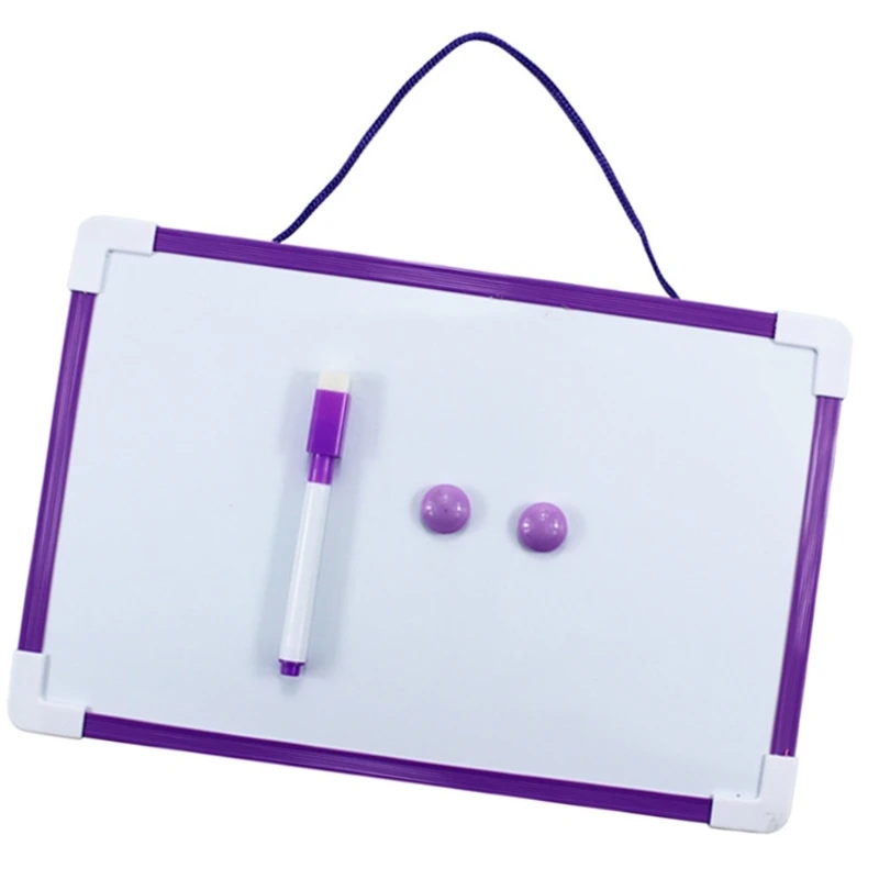 Whiteboard with Marker and Magnets, Kid Drawing Board Writing Board