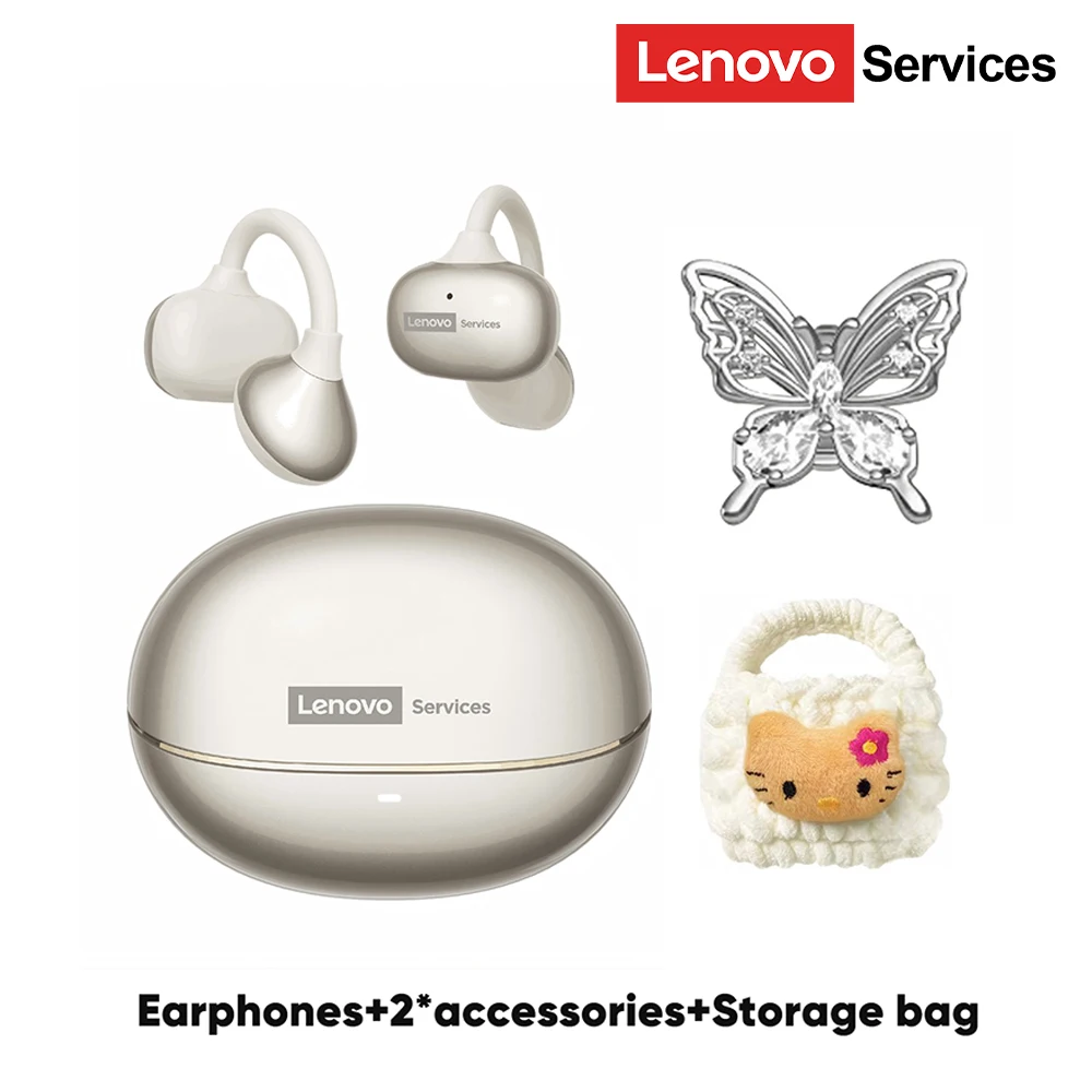 Lenovo RS106 Clip-on Wireless Earrings Earphones Bluetooth 6.0