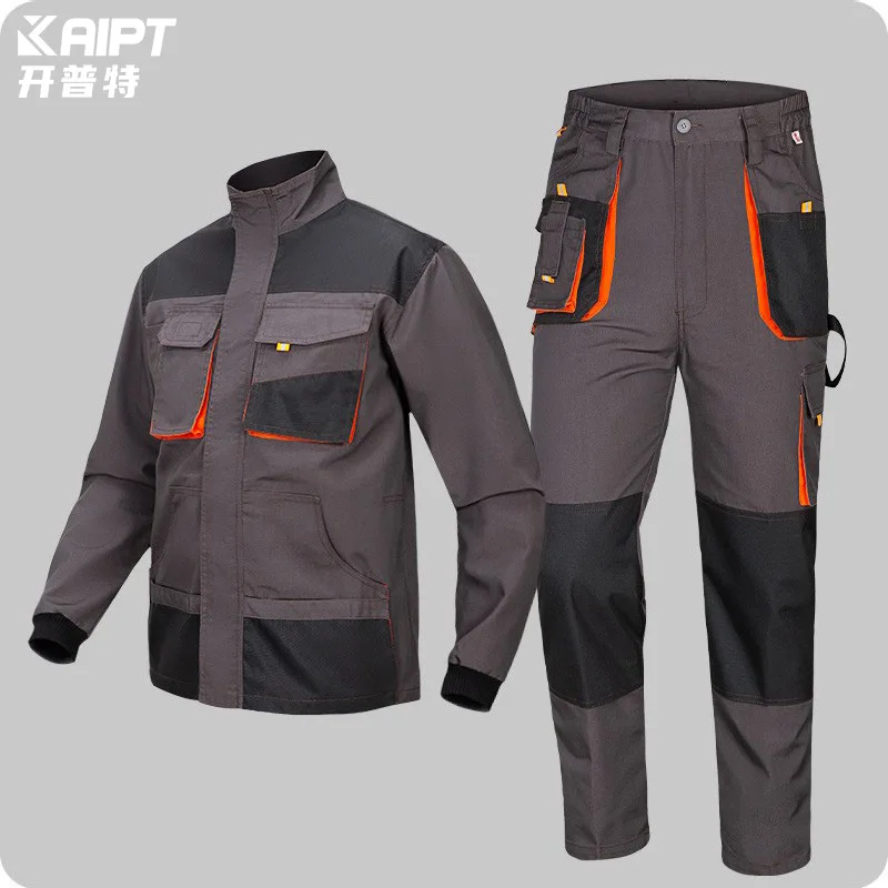 3D Large Pocket Multi-Pocket Men's Pants Oxford Cloth Pudding Auto Repair Workshop Workwear