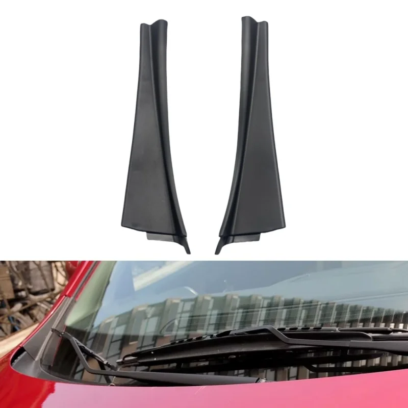 For Nissan Qashqai J10 2008 2009 2010 2011 2012 2013 2014 2015 Front Windshield Wrap Corner Trim Wiper Side Trim Cover Lid