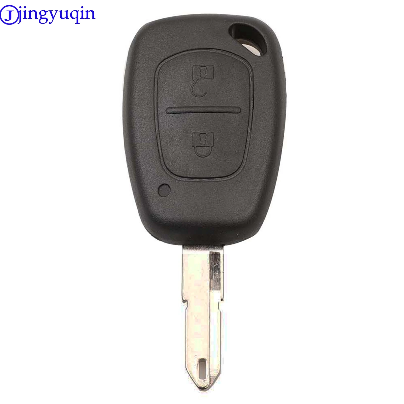 Jingyuqin Fernbedienung Auto Schlüssel Shell Cover Fob Fall Für Vauxhall/Opel Vivaro/Renault Movano Trafic Renault Kangoo Rohling mit Klinge