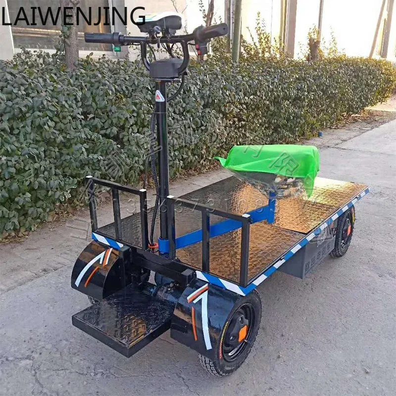

MJY railway construction flat plate reversable ride warehouse handling site four-wheeled flat transport vehicle