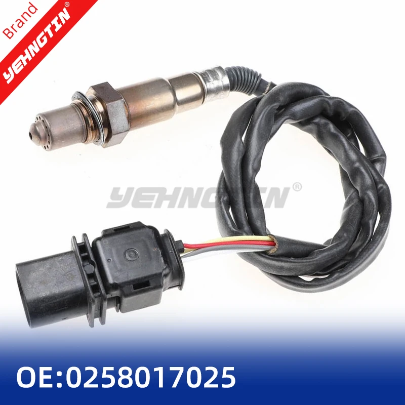 OEM 0258017025 High Quality  Car Air Fuel Ratio Oxygen O2 Sensor For Sinotruk Yuchai Huai Chai