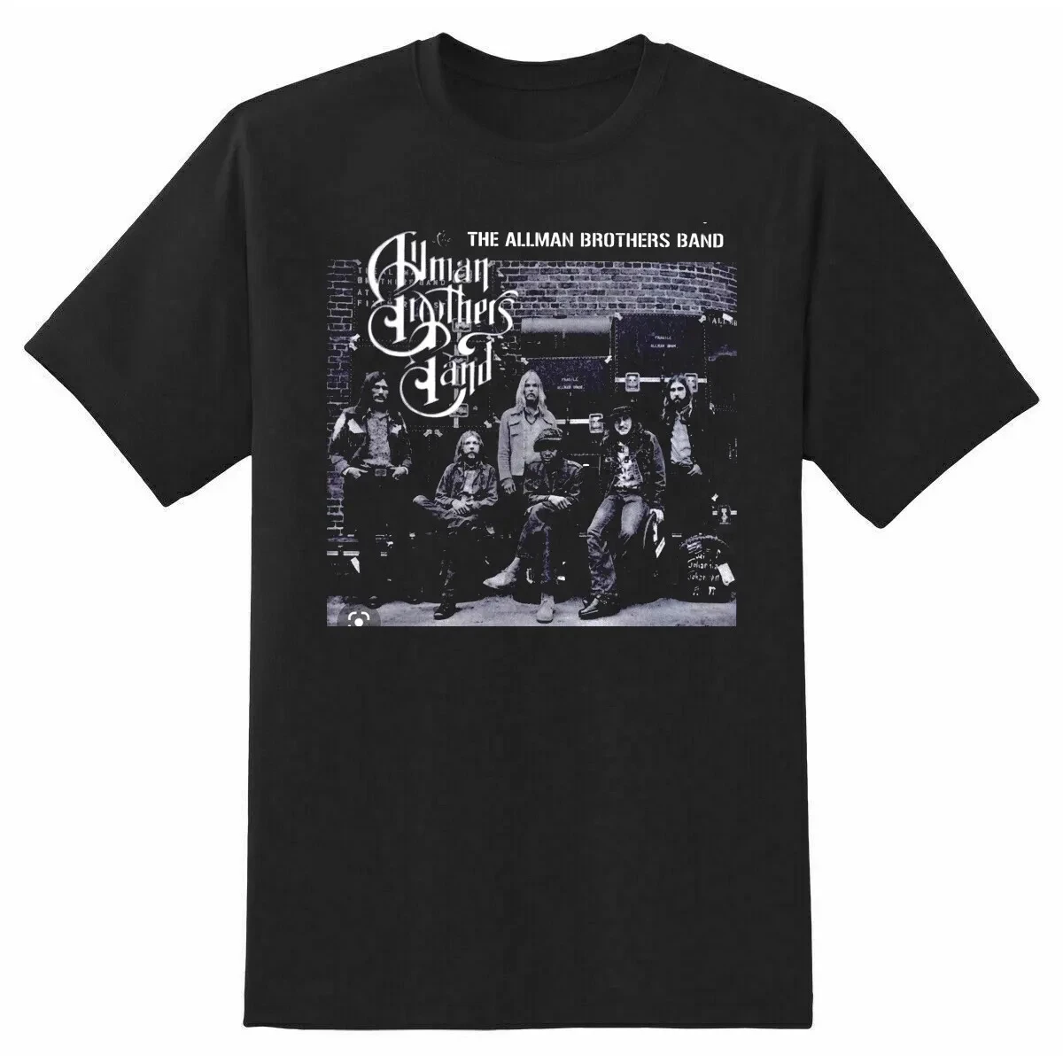 Sommerlicher Verkaufsschlager: The Allman Brothers Band T-Shirt Schwarz Unisex Alle Größen, Herren-T-Shirt mit Rundhalsausschnitt – Detail 3