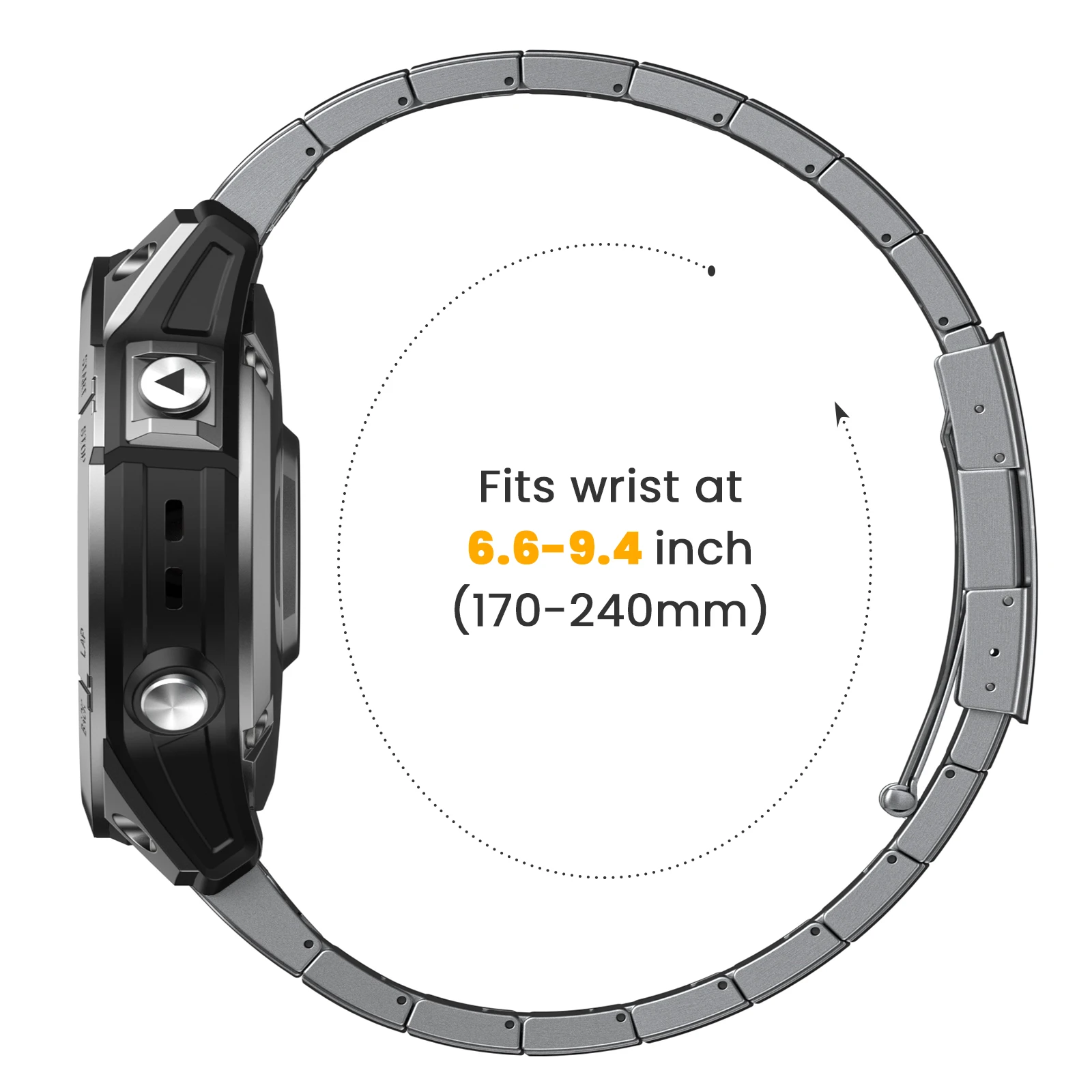 26mm quickfit pulseira de titânio para garmin fenix 6x pro/6x/5x plus/5x/7x/tactix 7 pro wistband para garmin desent mk1 mk2 mk2i