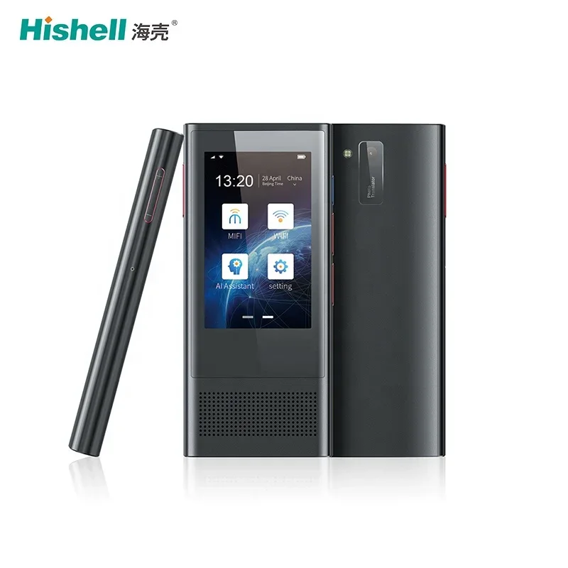 Support 116 Online Translation Languages 3.0 Inches Touch Screen WiFi And 4G Portable Voice Translator