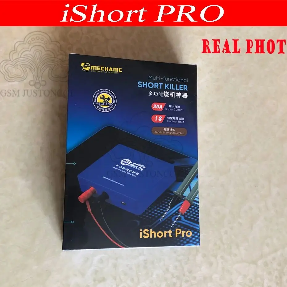 

MECHANIC Short Killer 30A Multi-Functional Short Circuit Detector VC04 Upgraded CellPhone Motherboard Failure Repair, iShort Pro