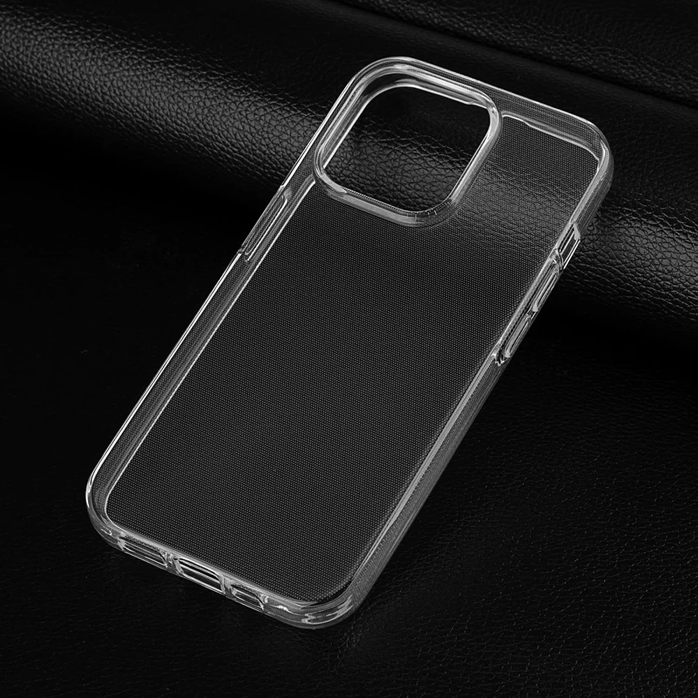 Ultra Thin Silicone Soft Case For iPhone 15 Pro Max Clear Transparent Back Cover For Apple iPhone15 iPhone 15 Promax 15Pro Shell