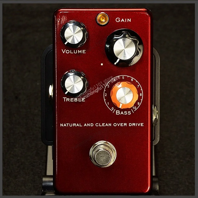 Transparent Overdrive Guitar Effect Pedal, Single Effect Pedal True Bypass for Electric Guitar
