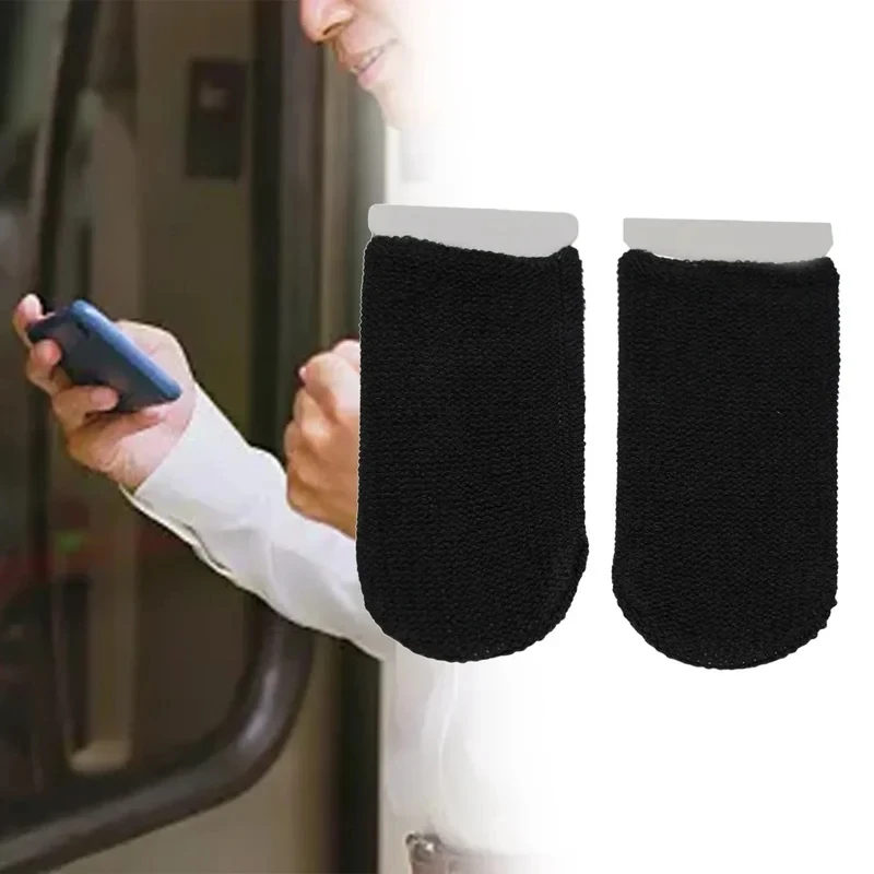 1/2/3pairs Carbon Fiber Finger Sleeves For PS4 For Gaming Accessories Mobile Games Press Touch Screen Sensitive Fingertips