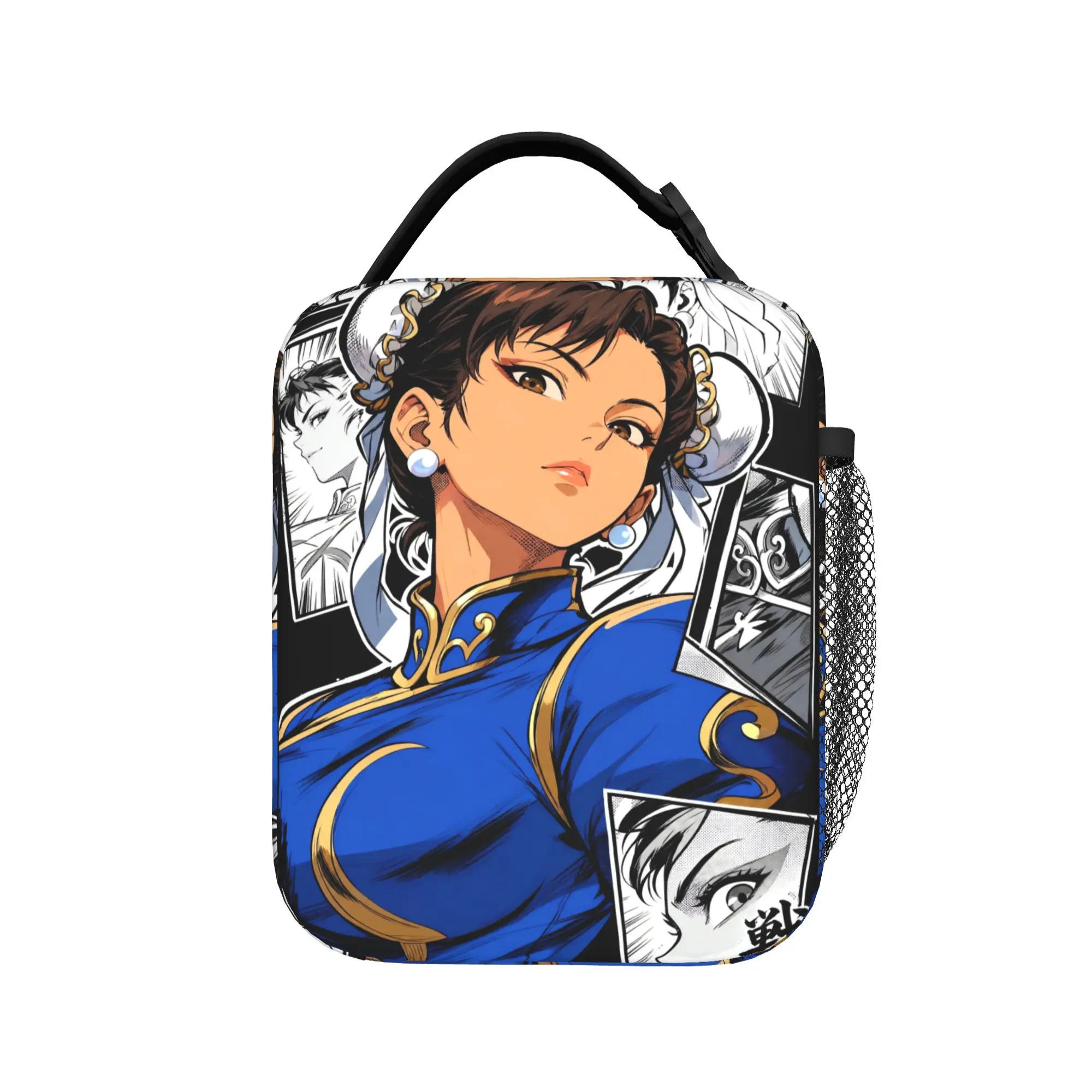 Ryu Street Fighter II Turbo Hyper Fighting Lunch Bag For Women   Lunch Box Fashion Travel Cooler Bag Convenient Tote Food Bags