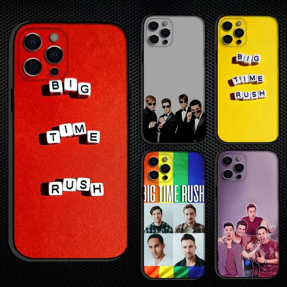 Funda de teléfono C-Combination Big Time R-Rush para iPhone 16,15,14,13,12,11 Plus,Pro Max, otras fundas negras suaves