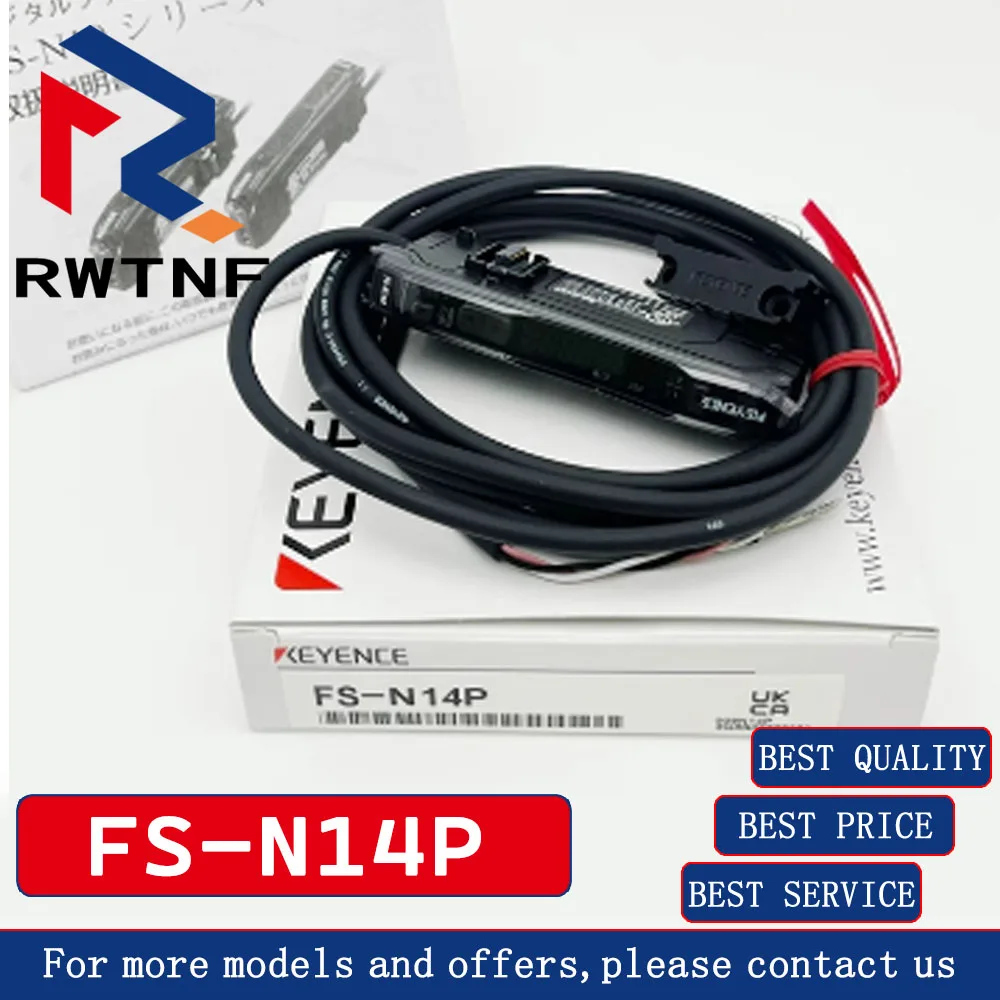 Brand New Genuine FS-N14P KEYENCE cable type digital fiber amplifier sensor 100% Original, stock in stock