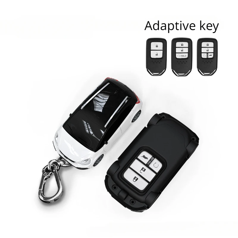 For Honda Fit Key Case Car Model Case Remote Control Protective Cover Key Chain Accessory Surprise Gift Car Decoration