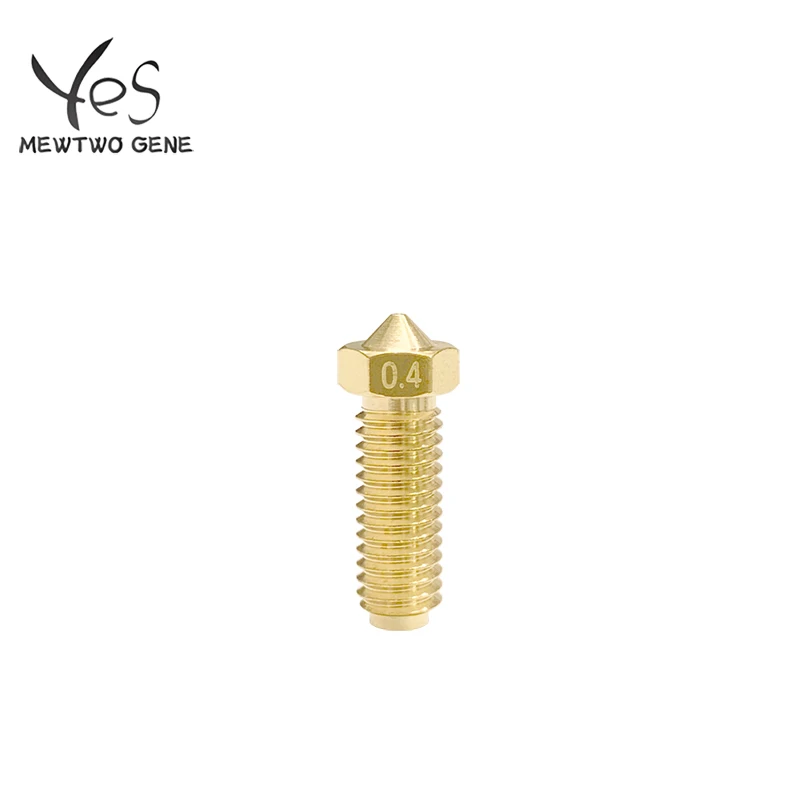 5PCS 3D Printer Hot End Components Brass Nozzle Kobra 2 Hotend Nozzle Volcano Hotend Nozzles 0.4mm for 1.75mm Filament…