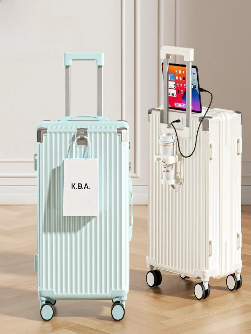 new-multi-functional-large-capacity-travel-thickened-password-box-durable-student-leather-suitcase-men's-pulling-luggage-box
