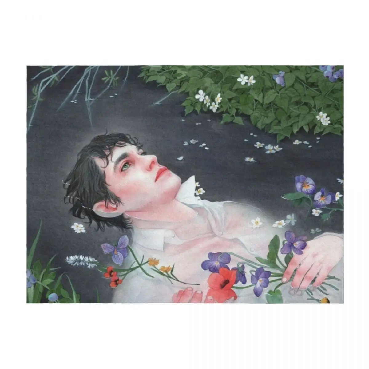 

Hannibal AU / Season Four Series No.2 Throw Blanket Flannels Flannel halloween Blankets