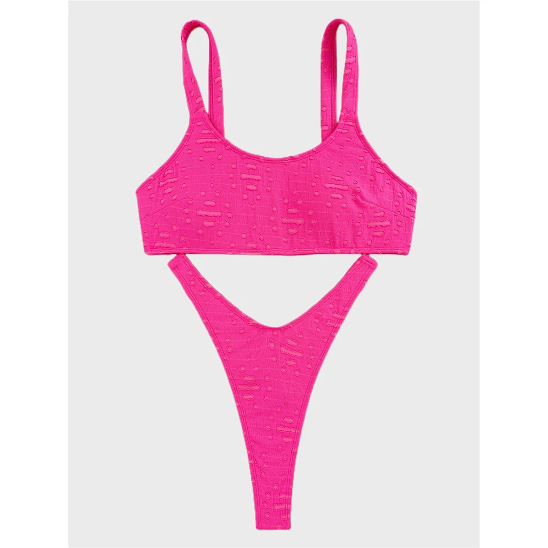 Neuer 4-Farben-Extreme-Mini-Micro-Thong-Bikini, Damen-Badeanzug, zweiteiliges Bikini-Set, Badebekleidung, Badeanzug, Schwimmbekleidung V4798 – Detail 11