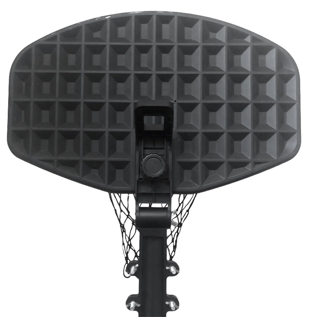 Trampoline Basketball Hoop, Basketball Hoop for Trampoline with Ball and Pump, for Straight and Curved Pole