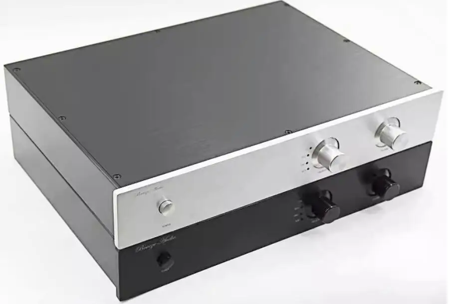 

4307 aluminum power amplifier chassis preamplifier chassis/Enclosure/box with knob 430*308*70mm