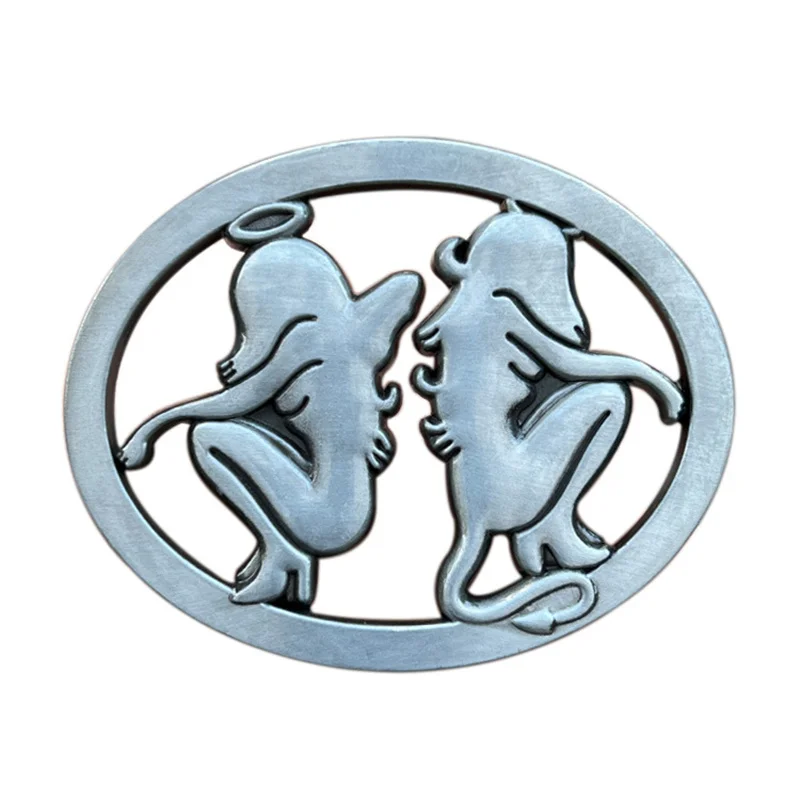 

Пряжка ремня обезьяны из цинкового сплава, джинсовый вестерн