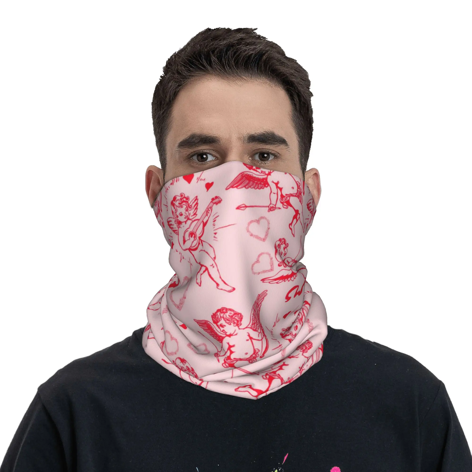Angel God Believe Print Bandana Neck Cover Printed Magic Scarf Multifunction Balaclava Running Unisex Adult
