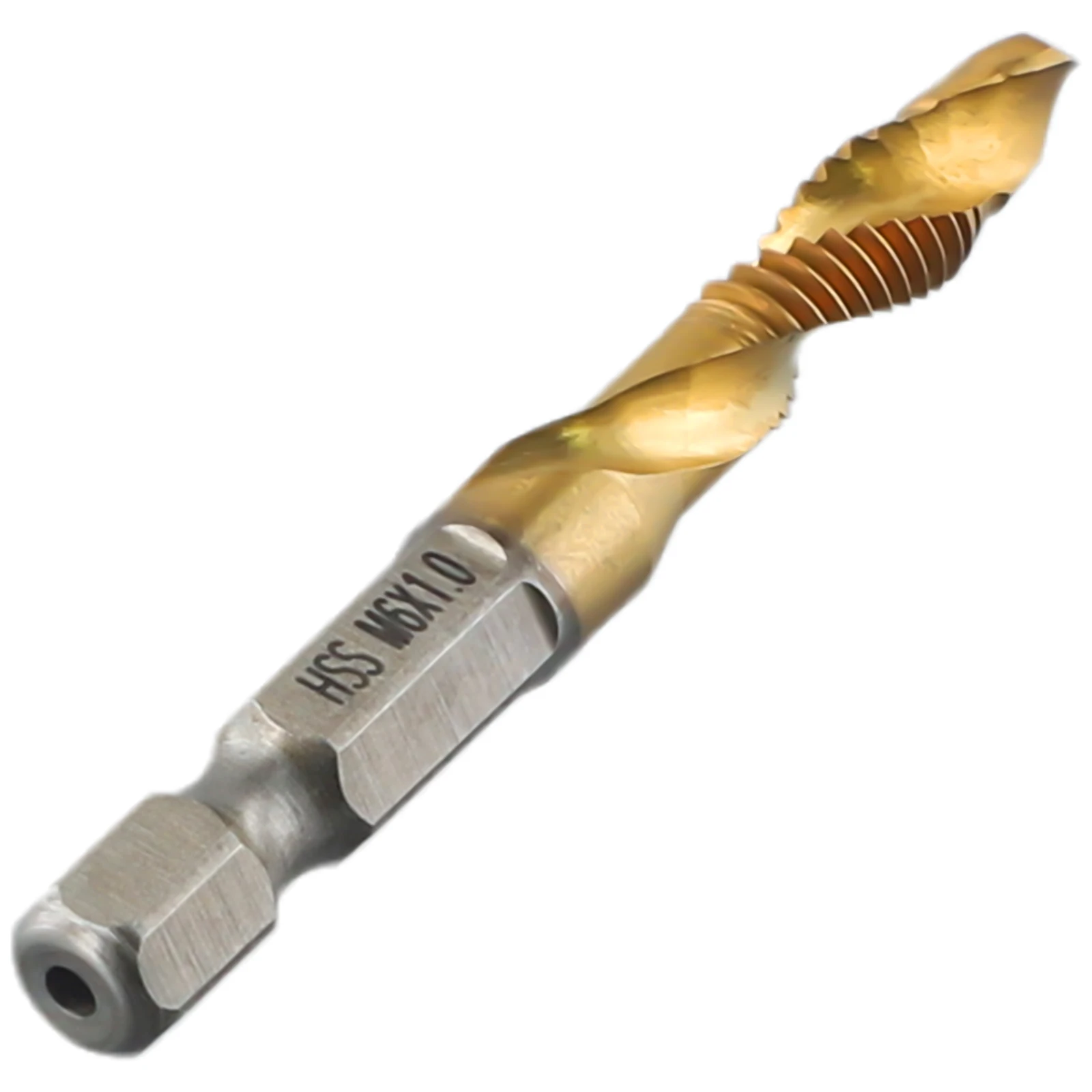 High Quality Accessories Wood Plastic Aluminum Tin Alloy Tap Drill Power Tools M8x1.25mm Titanium Plated HSS Screw