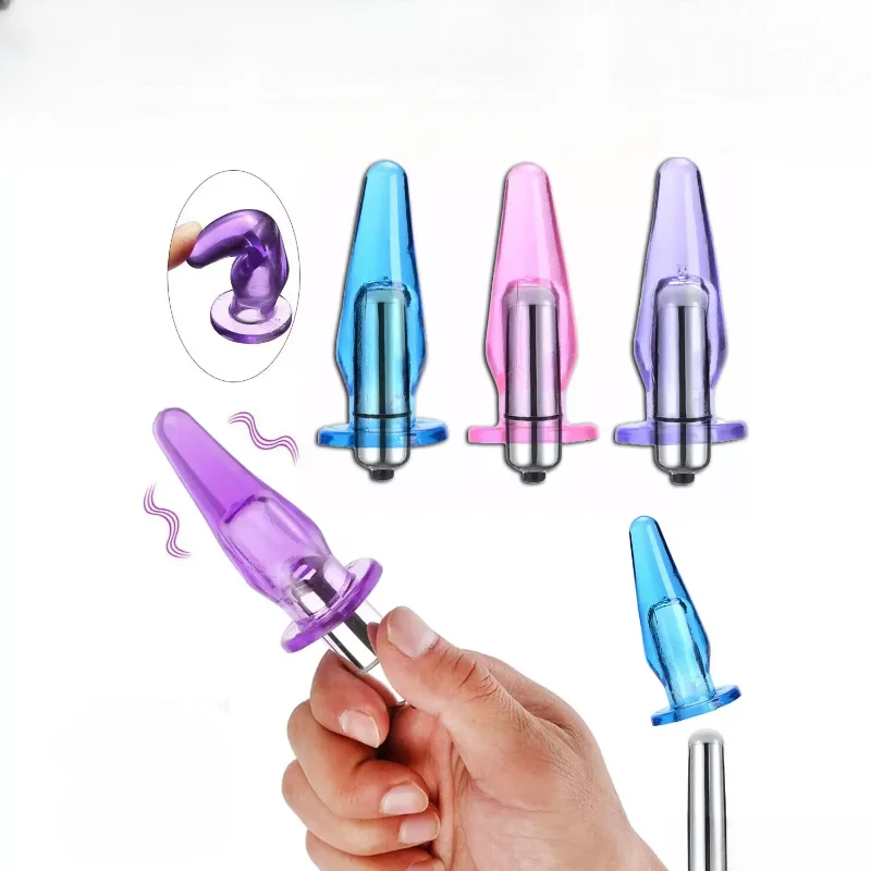 

Finger Small Vibrating Ass Plug Female Male Rear Sex Toys Adult Toys Anal Plugs Massager Erotic Mini Anal Plugs vibrators