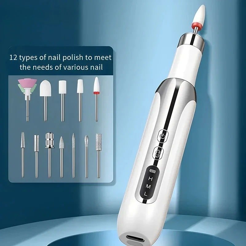 

Professional Nail Polishing Tool Electric Nail Drill Machine Set Pedicure Grinding Equipment For Gel Nail Polish Manicure Tool