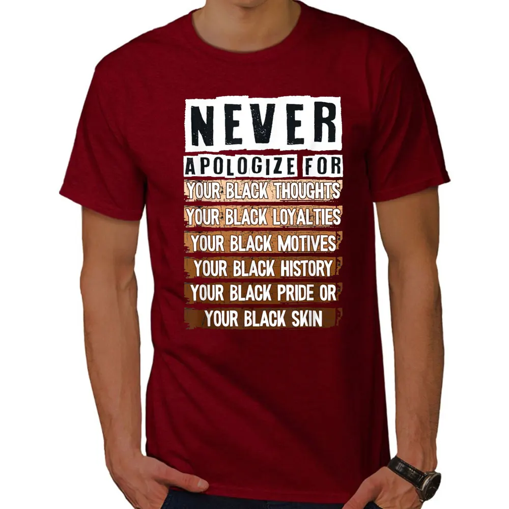 Never Apologize Black History Month BLM Melanin Pride Afro T-Shirt Unisex T-shirt Commemorating June Day, June 19, 1865