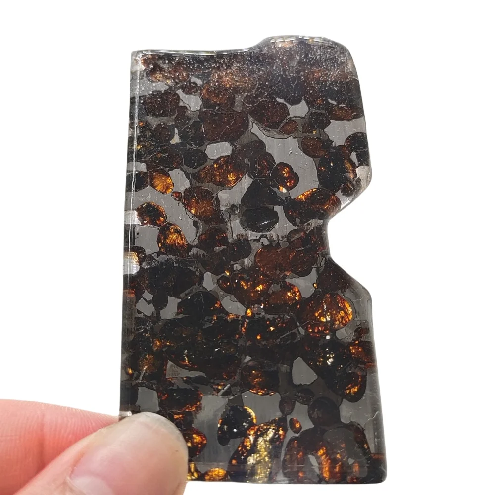 27.8g Sericho Pallastie Meteorite Olivine Slice Meteorite Natural meteorite material Specimen Collection - from Kenya - TA439