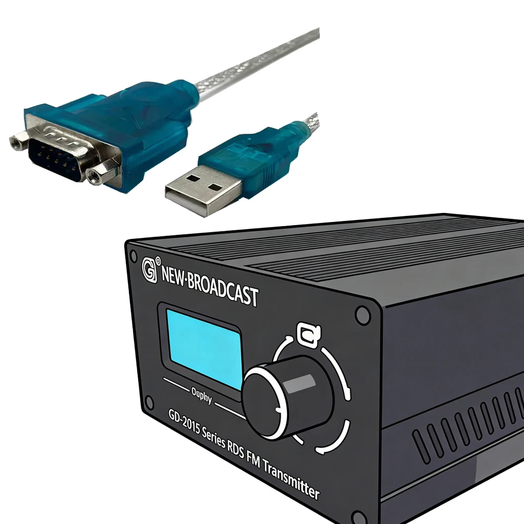 NEWBROADCAST FM Transmitter 5-13km 25w radio station 87.5-108MHz