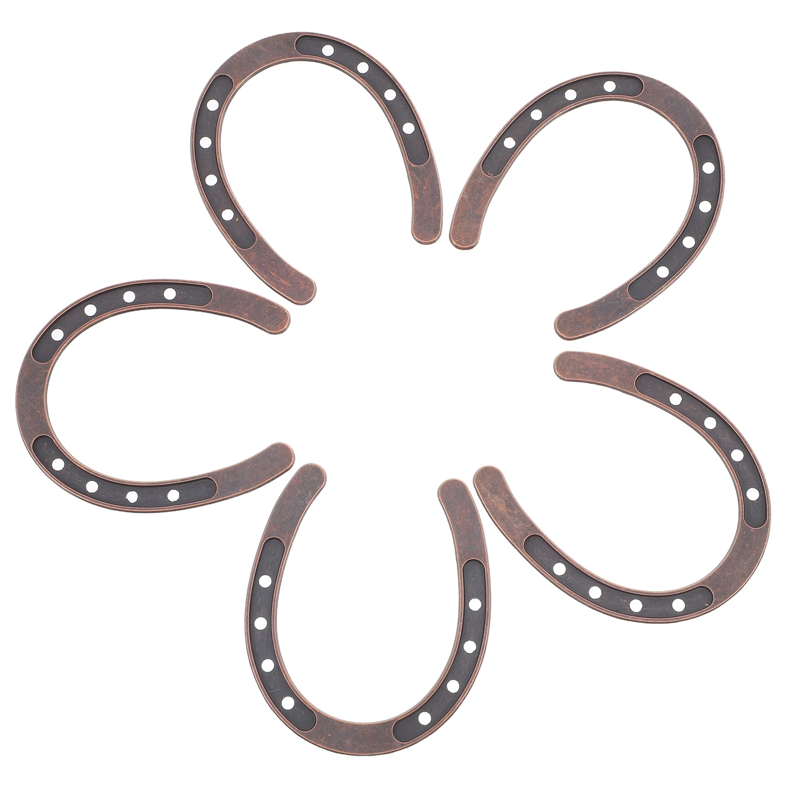 

5 Pcs Wall Decor Metal Horse Shoes Lucky Cast Iron Ornament Hanging Home Zinc Alloy Horse Shoes Wall Decor Western