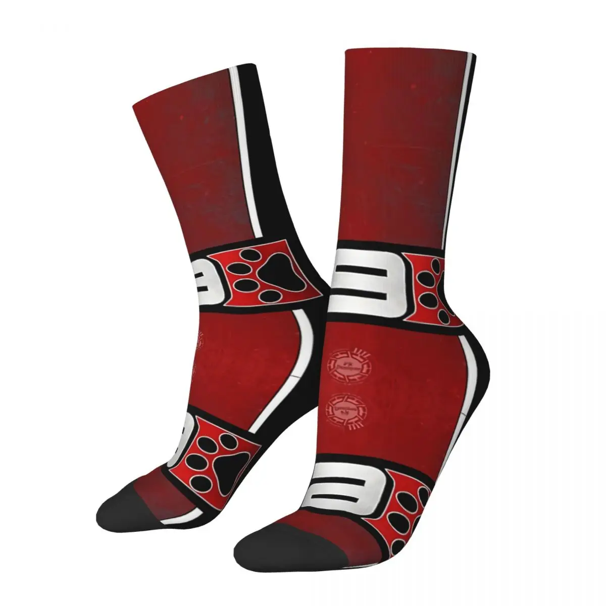 Happy Men's Socks Bark K9 Strip Retro Harajuku Mass Effect Game Hip Hop Seamless Crew Crazy Sock Gift Pattern Printed