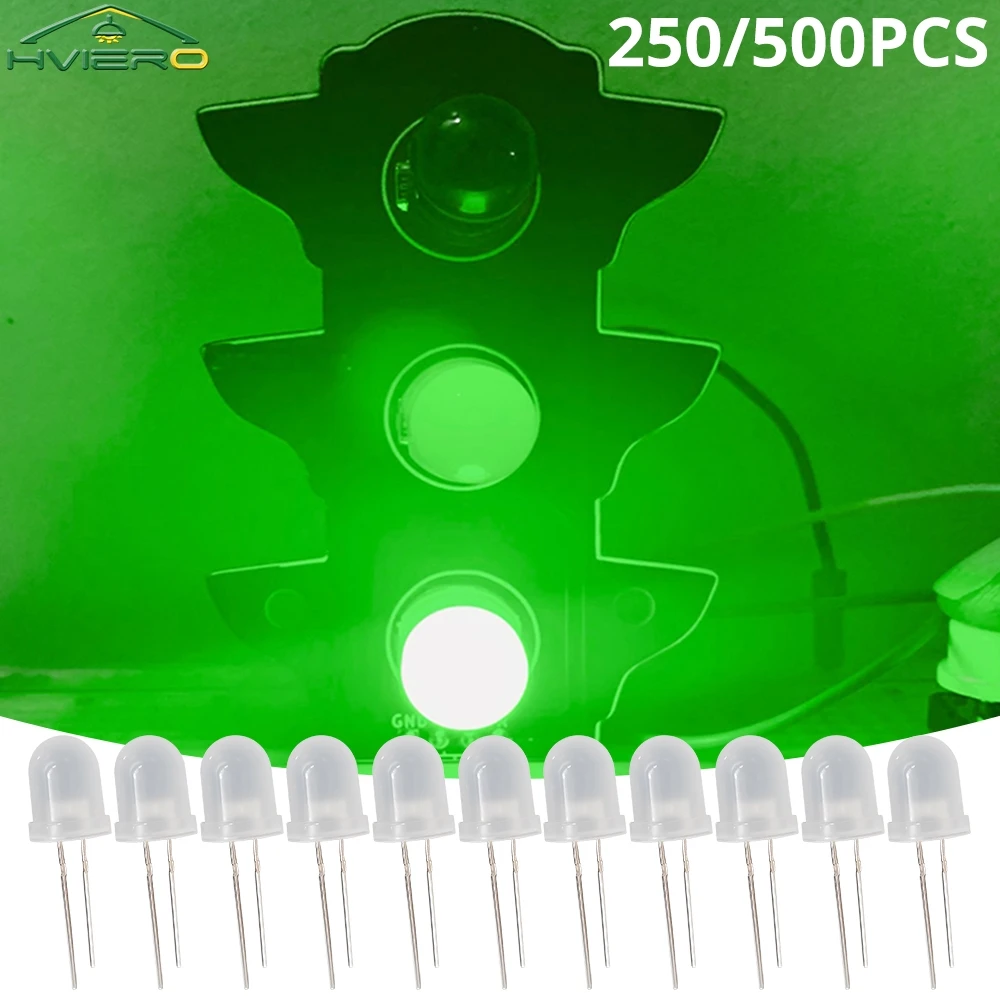 

250/500 шт. излучающие диоды, реклама, украшение, прозрачный свет, мини-светодиодные бусины 10 мм, рассеянные ультра яркие декоративные лампы, лампа