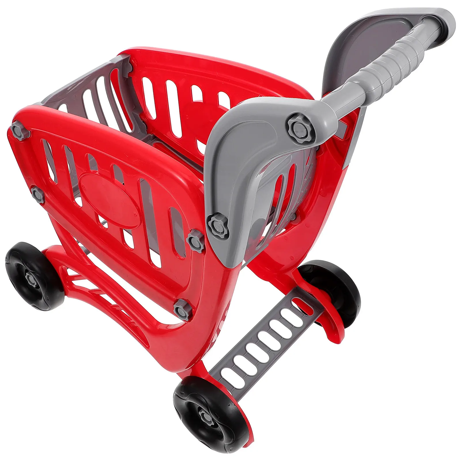 Lightweight Pretend Play Shopping Trolley Toy for Kids – Early Learning Cognitive & Role-Playing Skills Development