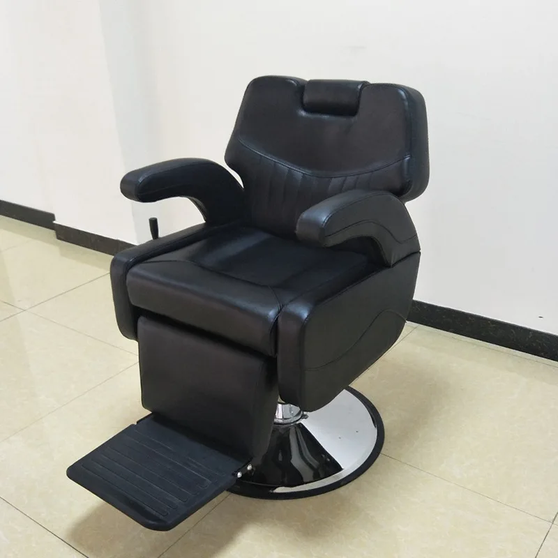 Step board retro barber shop reversible hair salon chair