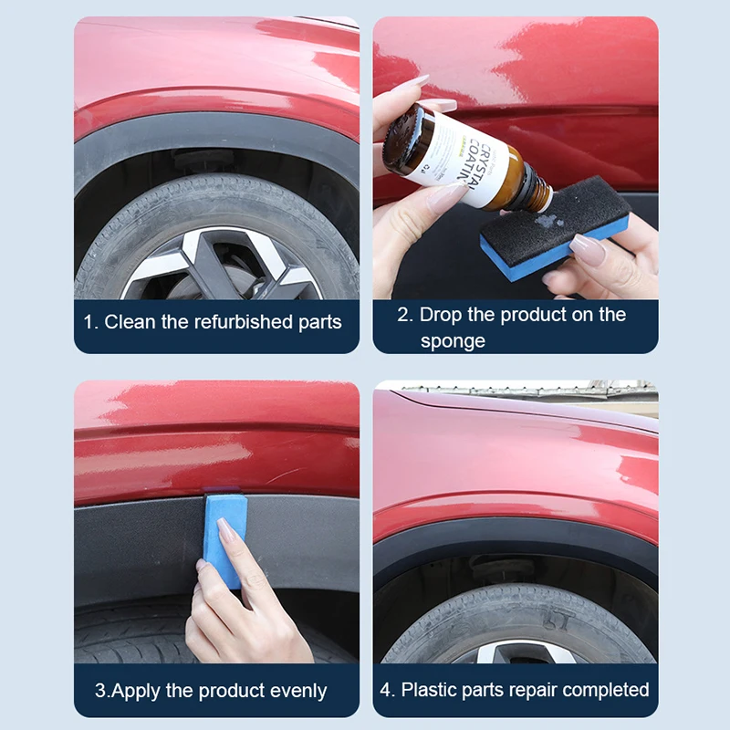 Auto Plastic Restorer Back To Black Gloss Car Cleaning Products Auto Polish And Repair Coating Renovator For Car Detailing