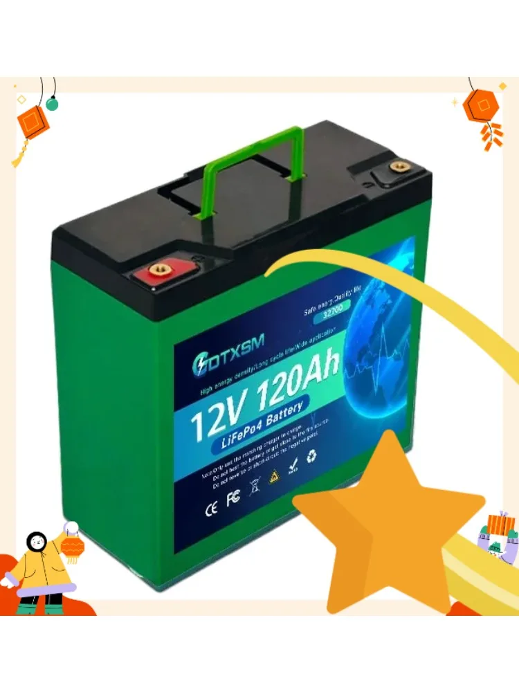 AliExpress SUTENAI New  Cell 12V 100Ah LiFePO4 Battery 12V Rechargeable Deep Cycle Battery for Solar System RV Boat Golf Cart