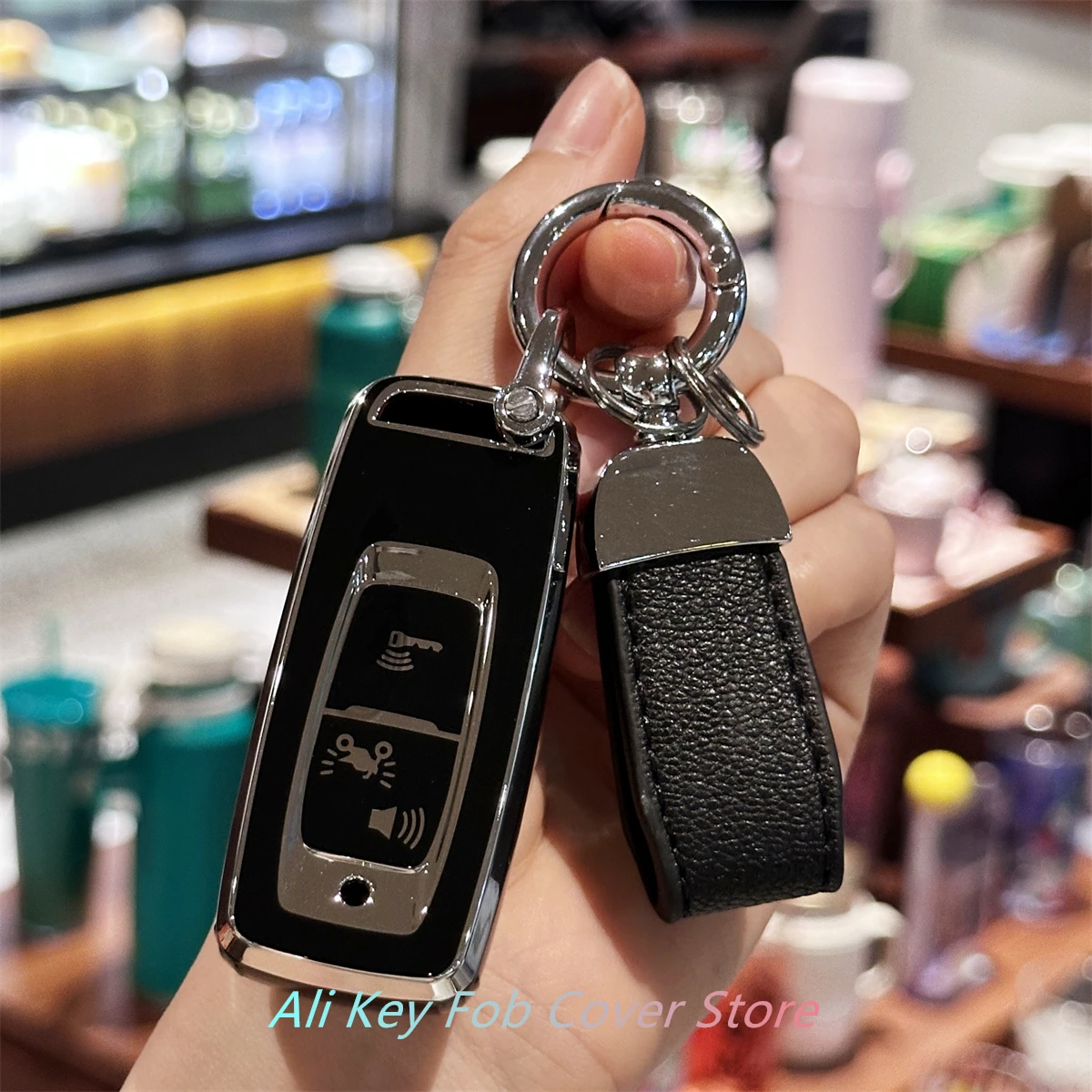 Key Fob Cover with Keyring Car Keychain For Honda Adv 350 PCX 125 PCX160 AV 350 SH350i VISION 110 2021 2022 2023 Silicone Remote