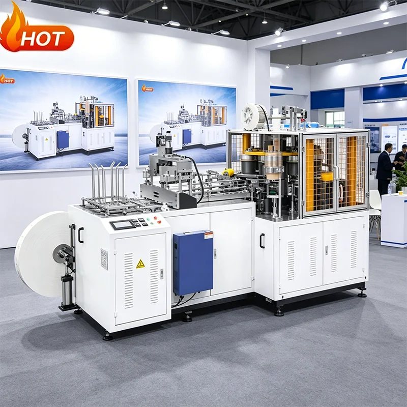 Low Cost Disposable Paper Cup Manufacturing Machine for 2oz to 12oz Coffee Tea Cups with Easy Operation