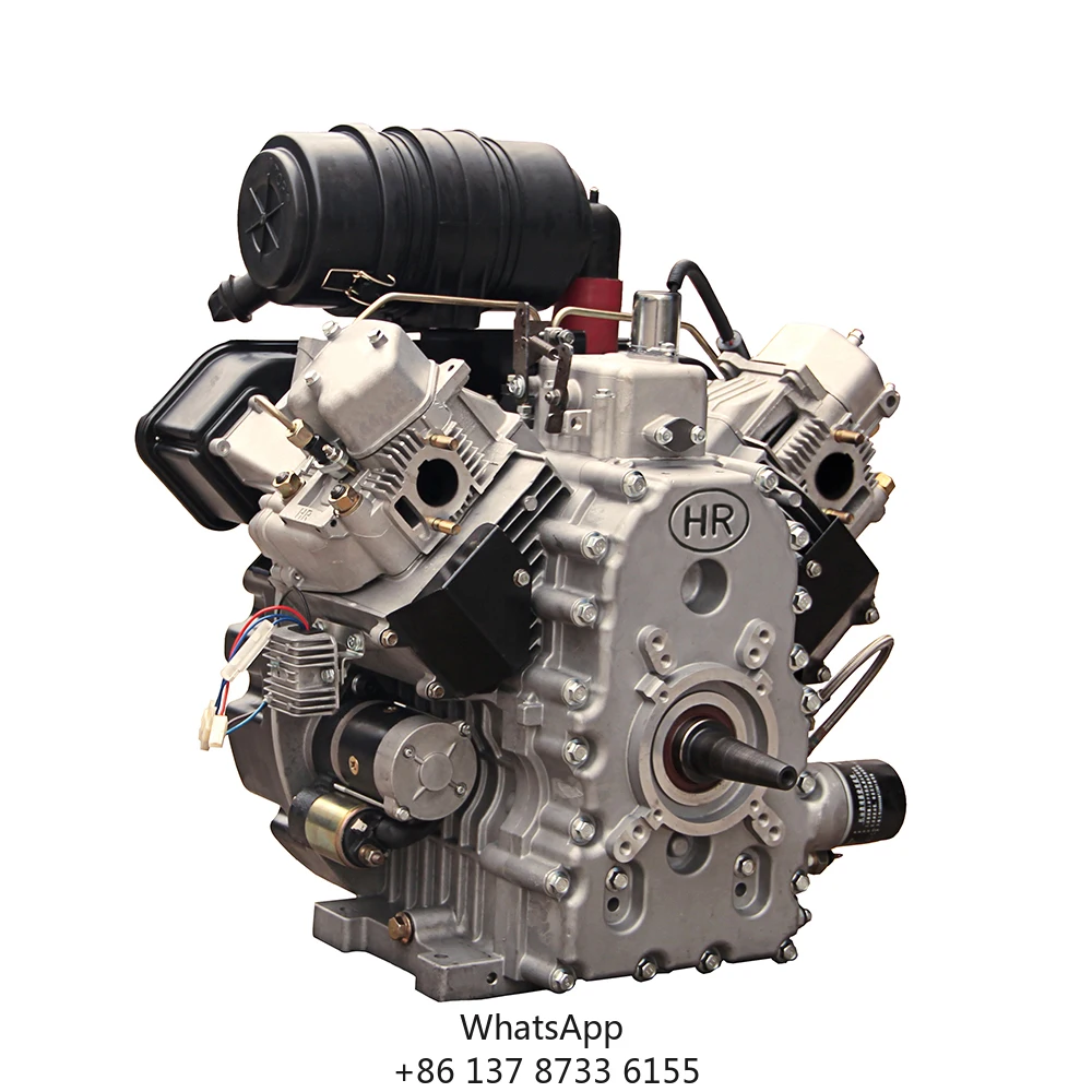 

JKG 2V98 / 2V92/ 2V95 Air-cooled V-twin Cylinder 22KW/30HP Machinery Diesel Engine