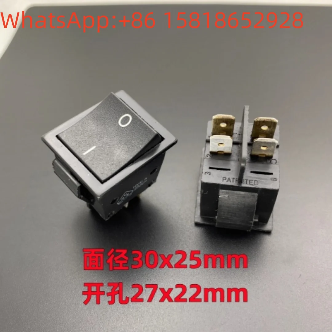 2pcs Japan SWANN SERIES-51 rocker power boat-shaped switch button square 4-pin 2-position 10A