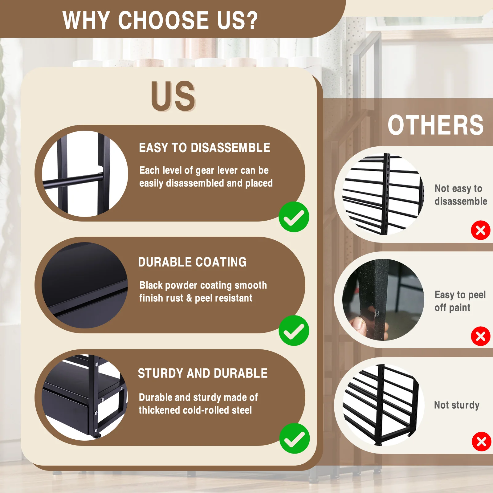 Support de rangement de rouleaux de tissu, support de rangement de rouleaux de vinyle en métal, support de rangement de salle à manger pour Film de fenêtre de voiture, nappe en Film PVC