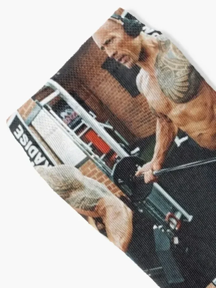 dwayne the rock johnson gym Socks moving stockings kids floral FASHION Girl'S Socks Men's