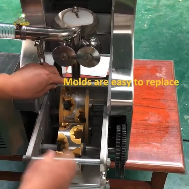 صانع زلابية صغيرة قابلة للطي آلة امبانادا آلة زلابية الجمبري آلة زلابية أوتوماتيكية السمبوسك