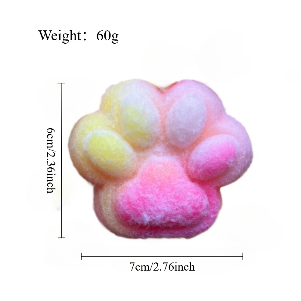 Kleurrijke Zachte Squishy Kat Poot Stress Relief Speelgoed Langzaam Stijgende Fidget Zintuiglijke Speelgoed voor Volwassenen Kinderen Angst Relief Squeeze Geschenken